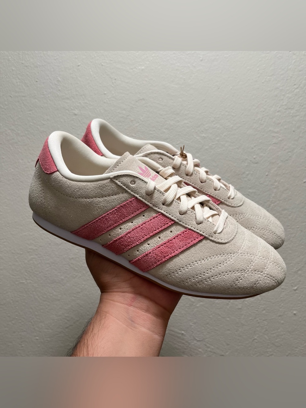 Adidas Taekwondo Lace Cream White Bliss Pink Size 7.5w
